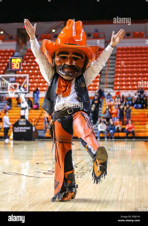 Stillwater, OK, USA. 30th Nov, 2018. Oklahoma State mascot Pistol Pete ...