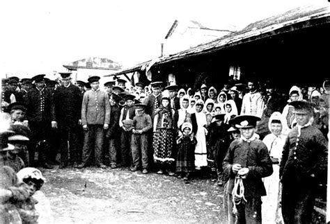 Doukhobors at Batoum, Russia (now Georgia) prepare to board ships for Canada | Georgia, Canada ...