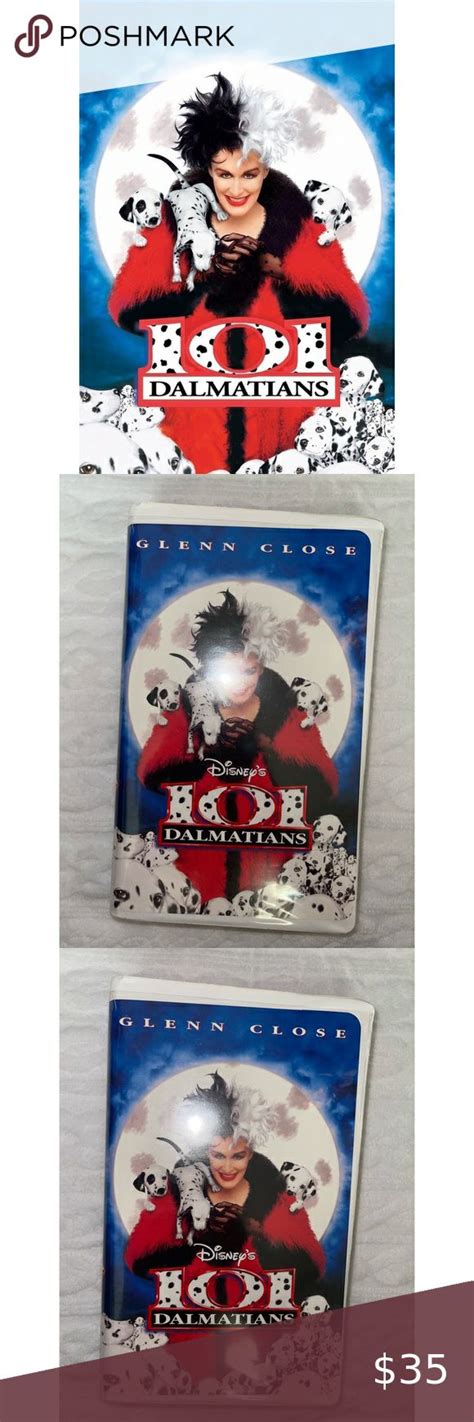 101 Dalmatians Disney VHS Tape (1996) ️ | Disney vhs tapes, Disney 101 ...