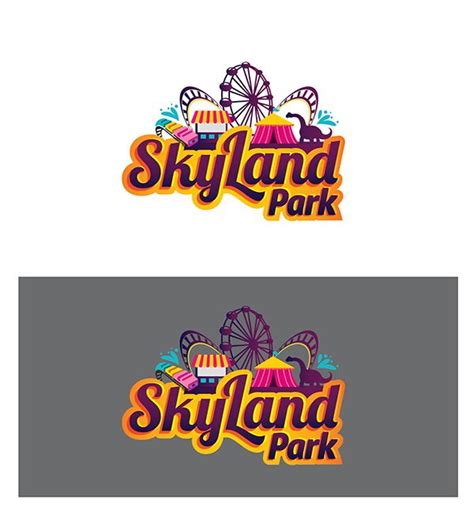 Skyland Park logo on Behance | Logo design typography, Graphic design logo, Event logo