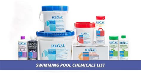 Swimming Pool Chemicals List: Everything You Need to Know - SUNWEST POOLS AND LANDSCAPING