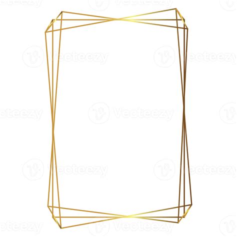 Geometric Border Png Golden Frame Geometric Clipart Full Size Images ...