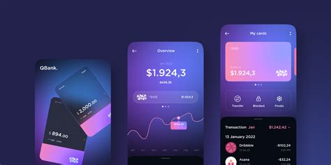 Bank app design | Figma