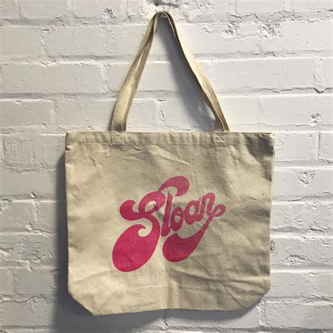 SLOAN - Script Logo - Natural Tote Bag – KT8 Merch Co