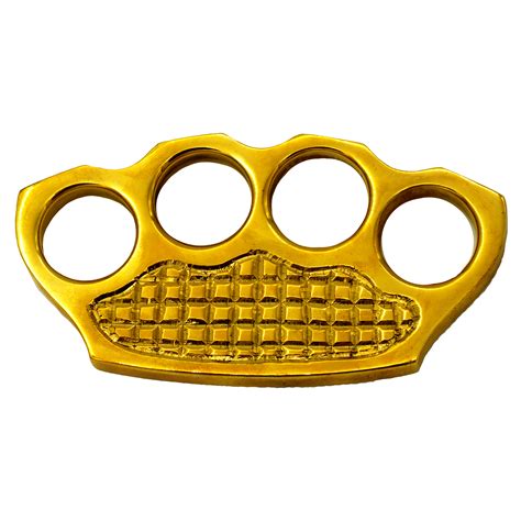 Cross Hatch Old School Real Brass Knuckles 13 Ounces