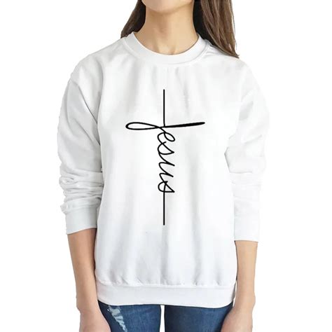 Christian Sweatshirts Women White Fashion Autumn Hoodies for Women ...