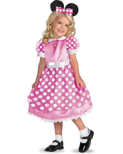 Mickey Mouse Clubhouse Pink Minnie Dress Girl's Costume