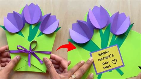 3D Flower Card For Mother's Day