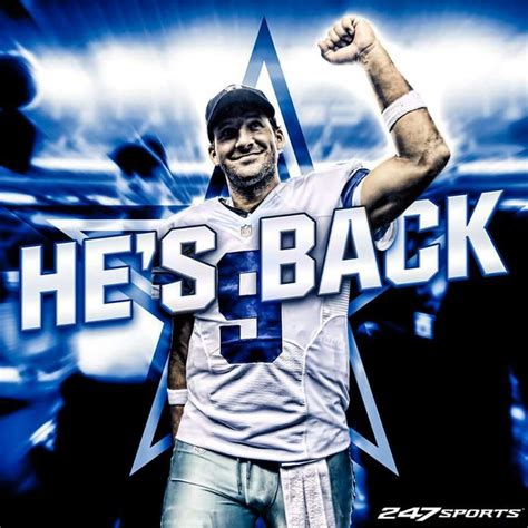 November 22, 2015 - Welcome Back Tony Romo! | Funny football memes ...