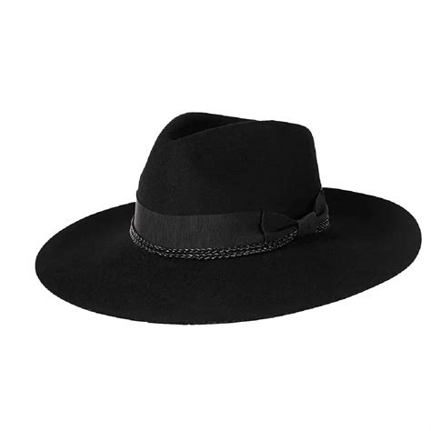 Felt black hat | Coveti