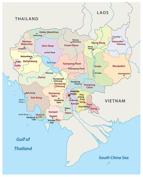 W20 Cambodia Country Map New Postcard Other Collectable Asian Postcards rfe.ie