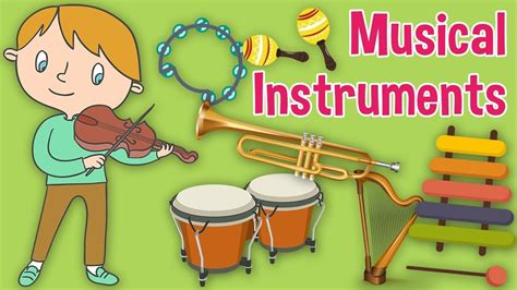 Musical Instrument Sounds for Kids by Oxbridge Baby - YouTube