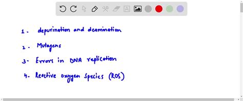 SOLVED: Spontaneous mutations are NOT caused by Depurination deamination . Mutagens. Errors in ...