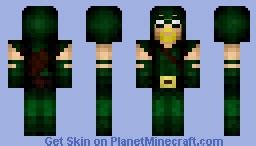 Green Arrow Minecraft Skin