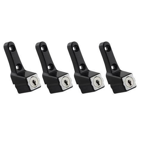 Ikonic Black Sliding Window Locks - 4 Pack | Bunnings Warehouse