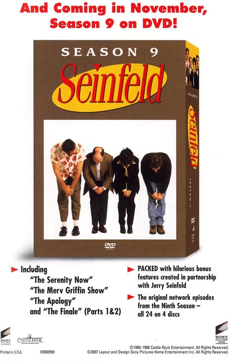 Sitcoms Online - Seinfeld - Season 8 DVD Review