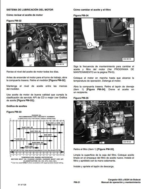 Bobcat 853 853H Operation Maintenance Manual 6724034 PDF