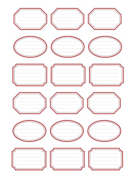 Free Printable File Cabinet Label Template