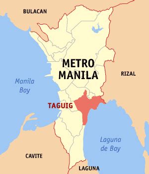 Taguig Map - Philippines