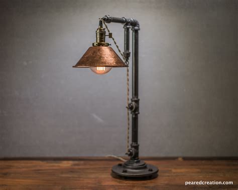 Rustic Iron Pipe Table Lamp | iD Lights