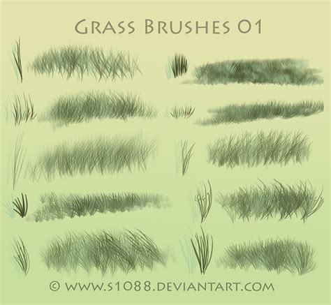 Grass Brushes: http://browse.deviantart.com/?order=9=brushes=48#/d4ycvbo | Photoshop tutorial ...