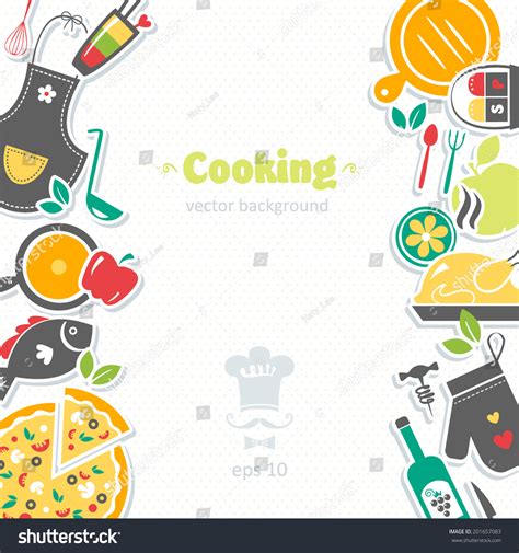 Cooking Background Stock Vector Illustration 201657083 : Shutterstock