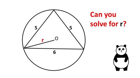 Circumscribed Circle of a Triangle. Geometry video. - YouTube