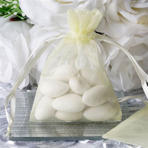 Efavormart 10PCS Organza Gift Bag Drawstring Pouch for Wedding Party ...