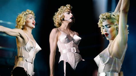 The Story Behind Madonna’s Iconic Jean Paul Gaultier Cone Bra | Madonna, Cone bra, Jean paul ...