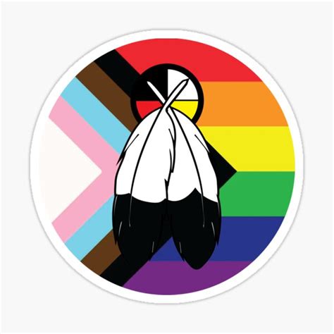 "Two Spirit Pride " Sticker for Sale by Reconnection | Redbubble