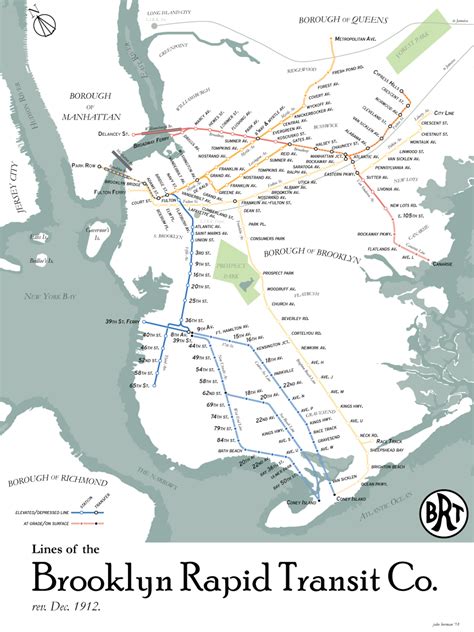 Nyc Train Map Brooklyn