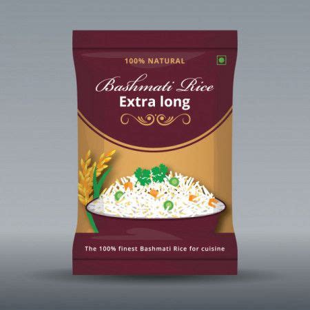 Rice Package Mockup - Vector Illustration - Download Graphics & Vectors