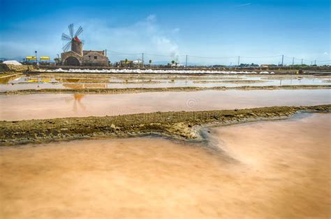 The Salt Flats of Trapani, Sicily, Italy Stock Photo - Image of travel ...