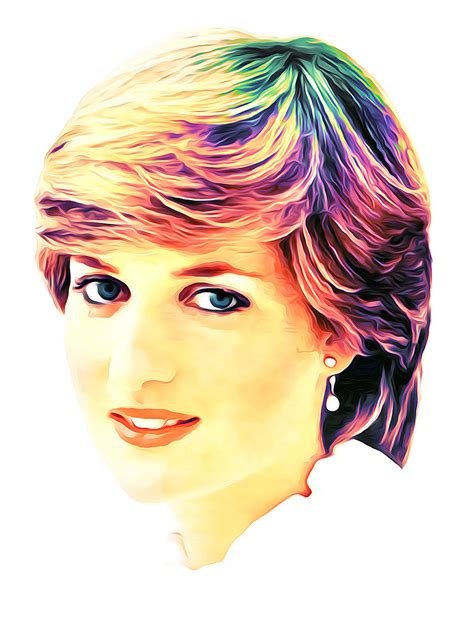 Princess Diana - Vector Portrait by frankd4 on DeviantArt