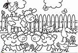 Farm Animal Coloring Pages For Toddlers At GetDrawings  Free Download sketch template