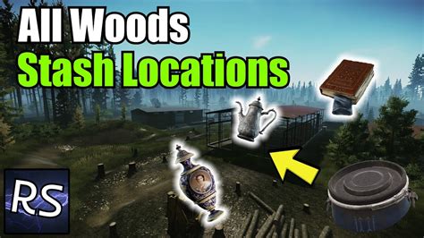 All Woods Stash Locations - Escape From Tarkov - YouTube