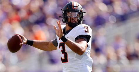 Report: Spencer Sanders ruled out for Oklahoma State vs Iowa State - On3