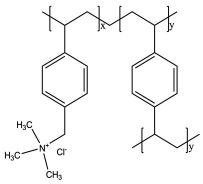 Structure of Amberlite IRA-402 commercial resin. | Download Scientific Diagram