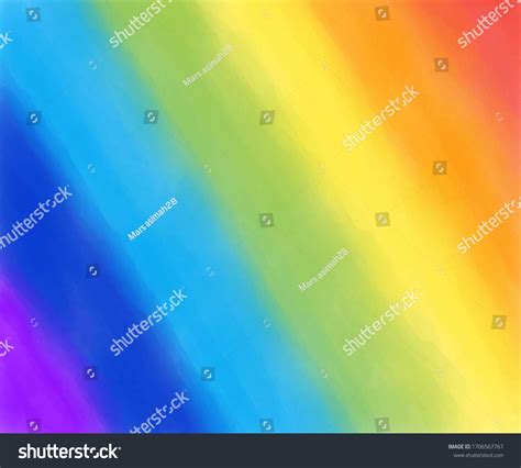 Rainbow Background Images Rainbow Paint Stock Illustration 1706567767 ...