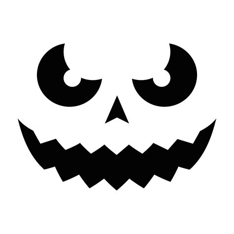 halloween pumpkin face emoji silhouette style icon 4220171 Vector Art at Vecteezy