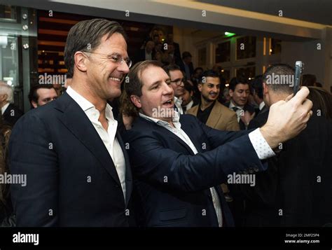 AMSTERDAM - Mark Rutte during an anniversary celebration of the VVD. The political party has ...