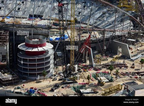 QATAR, Doha, construction site Khalifa International Stadium for FIFA Stock Photo: 102003541 - Alamy