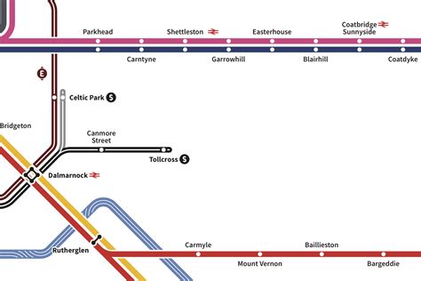 Angus Doyle Design: Glasgow Transport Map