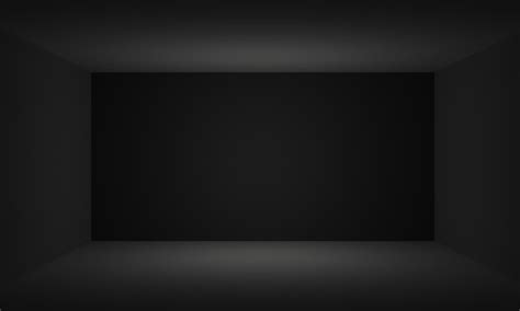 Premium Photo | 3d black empty room wall background with light