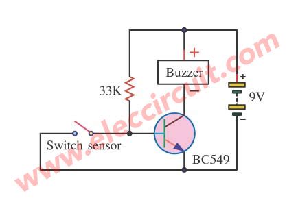 9 Burglar alarm circuit ideas | Electronics projects circuits