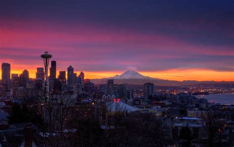 Finally a Sunrise at Kerry Park | Seattle things to do in 2019 | Hello ...