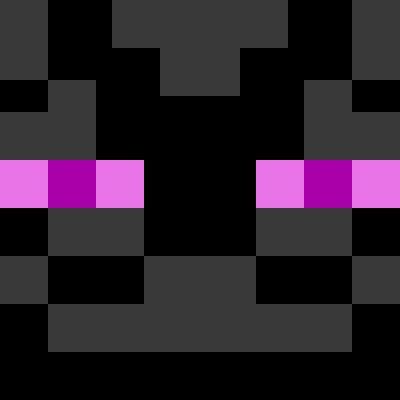 Minecraft Enderman | Minecraft face, Minecraft pixel art, Pixel art