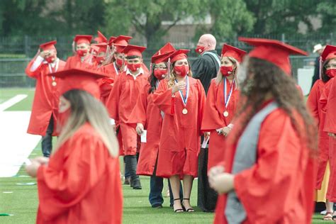 See scenes from South Houston High’s graduation ceremony