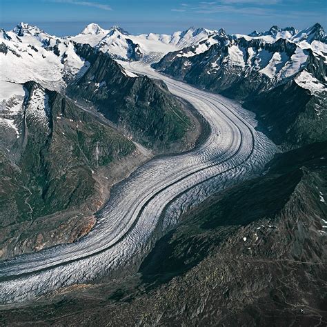 Aletschgletscher, Schweiz | 항공사진, 사진, 드론