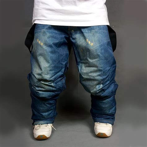 SAENSHING Winter Ski Pant Men Waterproof Windproof Denim Snowboard Pant Ski Trousers Cotton Pad ...